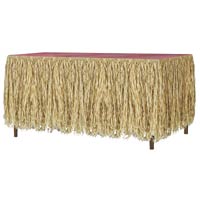 Natural Grass Table Skirt