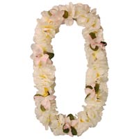white orchid leis